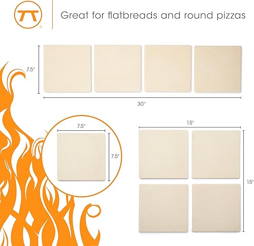 Miniatura 9 de Outset 76176 - Azulejos de piedra para parrilla juego de 4