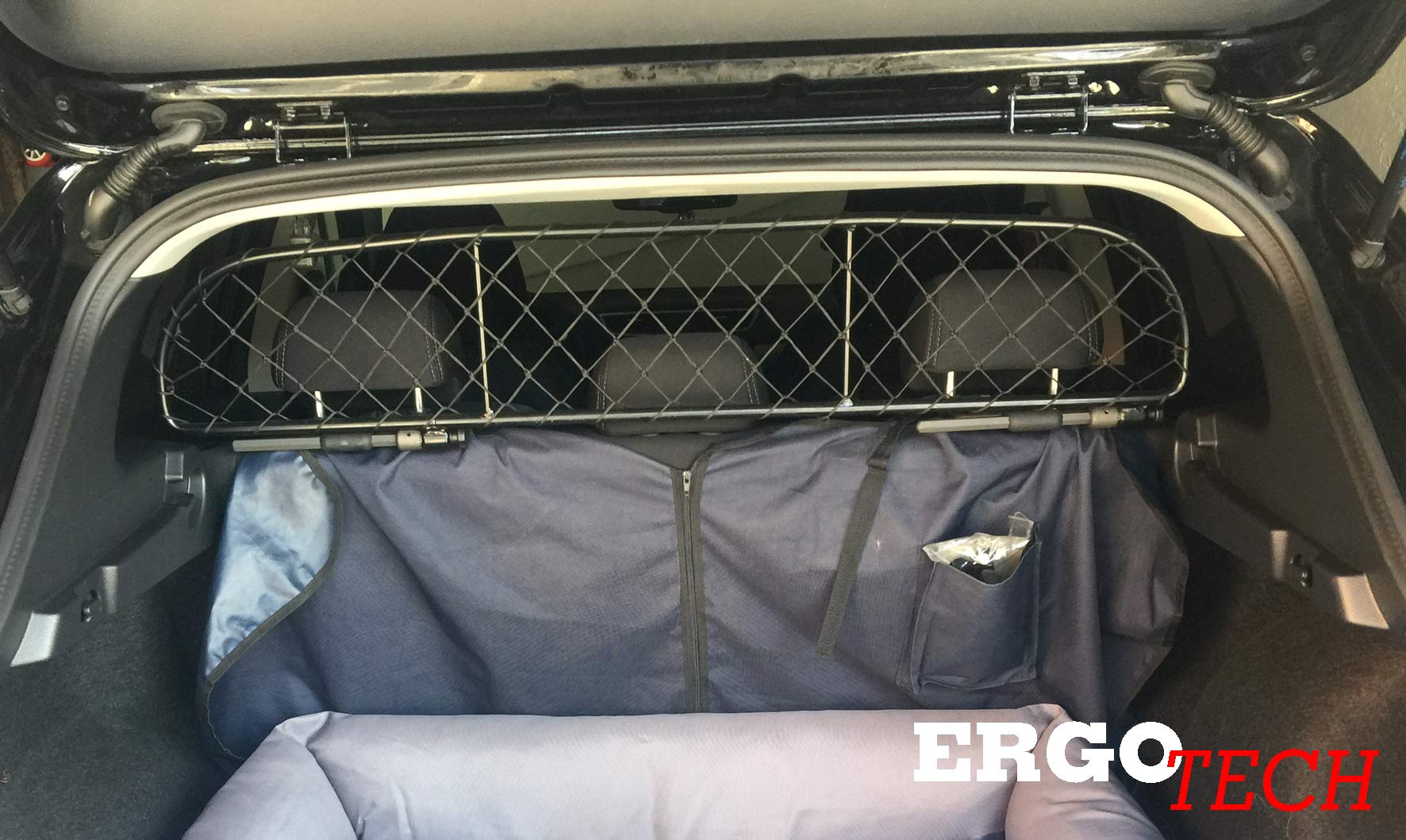 ERGOTECH Rejilla Separador protección para NISSAN Qashqai, RDA65-XXS16, para Perros y Maletas