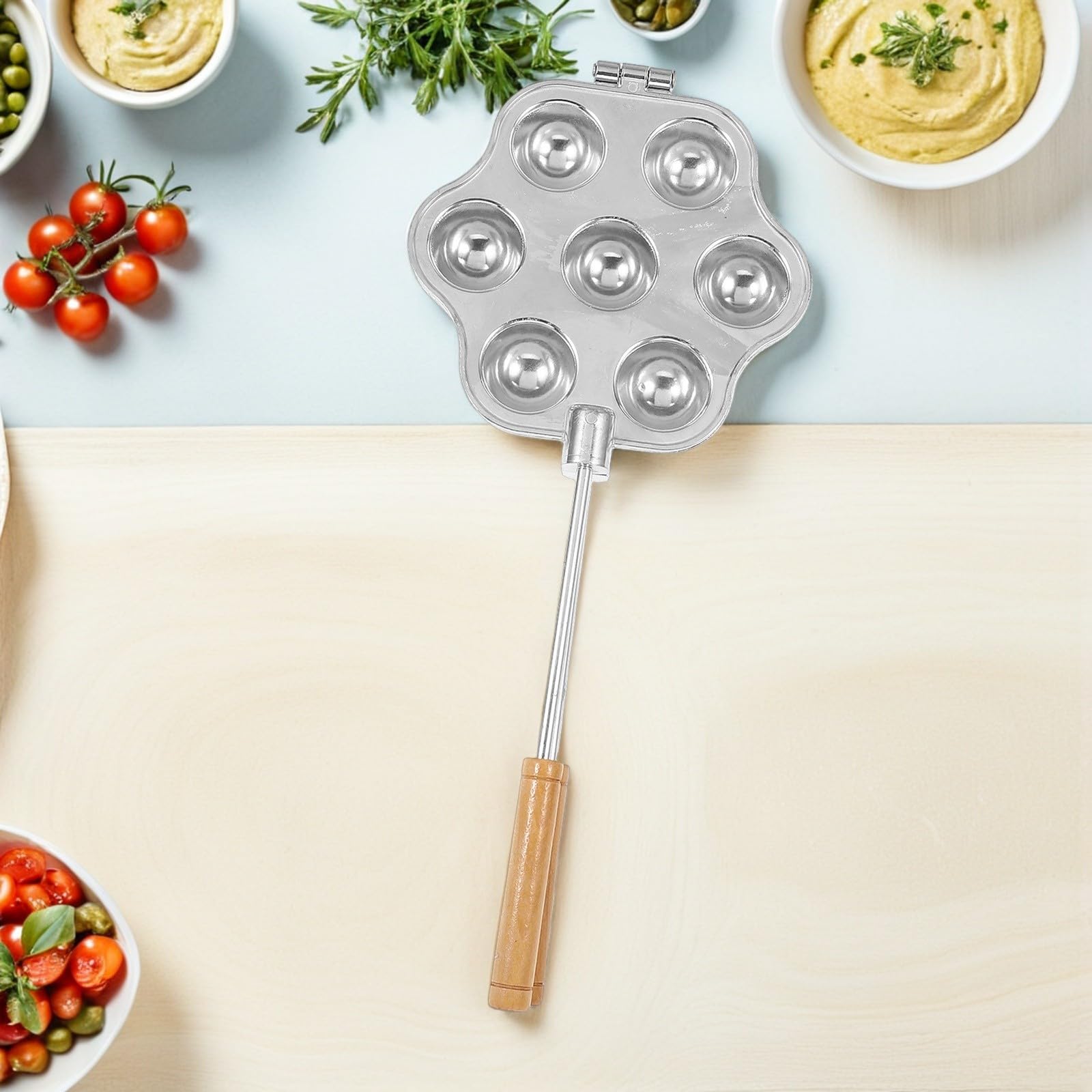 Moule à Tartelettes Fleur Plat en Aluminium, Lot de Cuisson Polyvalent