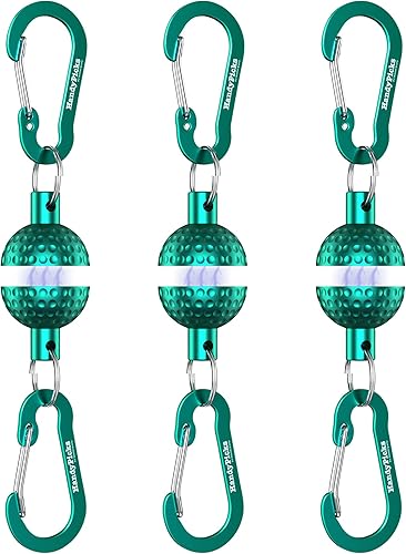 Miniatura 10 de Handy Picks Clip magnético para toallas de golf, diseño original de mini pelota de golf, imán de neodimio industrial para una fuerte sujeción al