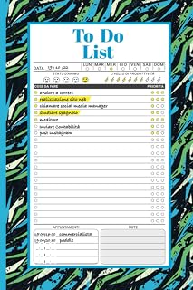 TO DO LIST: Quaderno Giornaliero | Agenda Quotidiana, Migliora la Produttività, Elenco delle Cose Da Fare, Planner Senza Data, 100 pagine, Formato A5