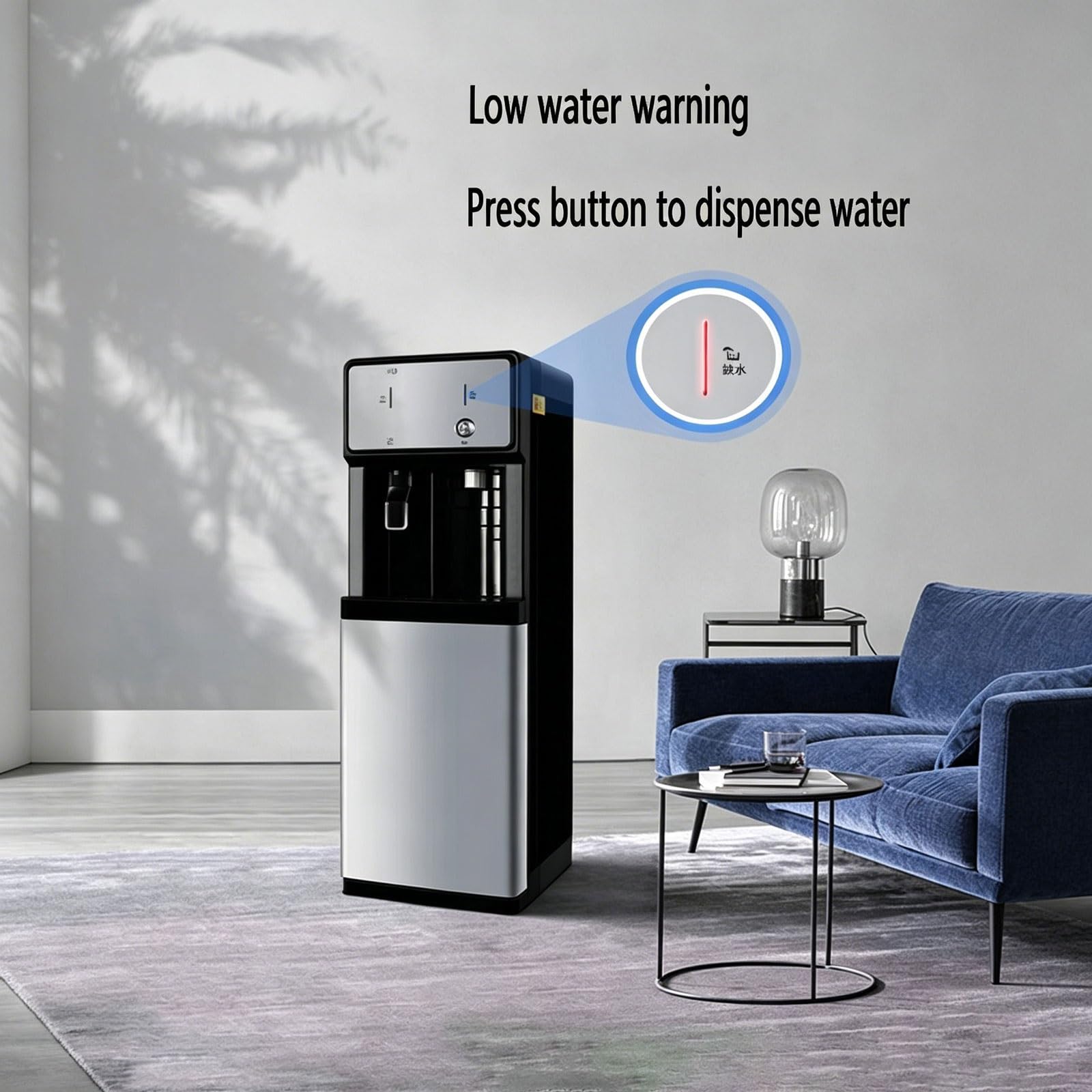 Distributore Acqua, Distributores D'Acqua A Tubo, Funzione Acquas Calda In 3 Secondi, Distributore d'acquas senza bottiglie, Ideale per casa, ufficio e attività commerciali