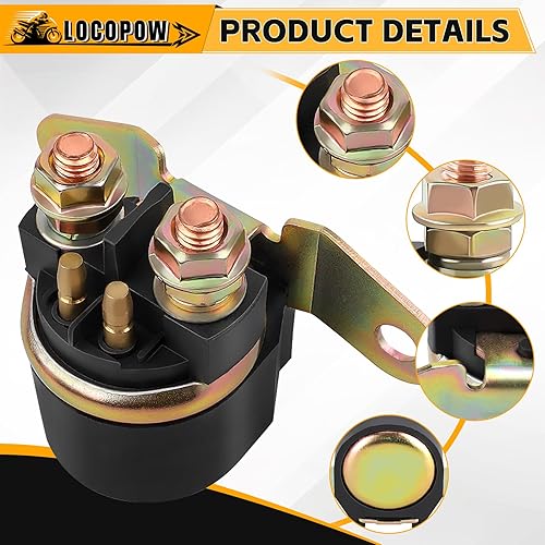 Miniatura 5 de VTX 1800 Relé solenoide de arranque para Arctic Cat 250 300 Suzuki Quadrunner 160 230 250 300 King Quad 300 Savage 650 LS650 Boulevard S83 Katana