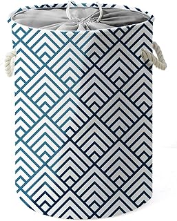 Laundry Hamper Collapsible Laundry Baskets with Easy Carry Handles and Drawstring Waterproof Clothes Hamper Storage Basket for Toys Clothes Organizer - 14.1x16.5(H) inches