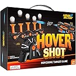 Hover Shot Shooting Toy for Kids - Ball Target Game for Nerf Guns Cool Birthday Gifts Toys for Boys Age 6+ Year Old Boy Best Teenage Gift Idea - Gun, Targets & Darts