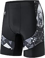 Vista 1 de HUGE SPORTS Shorts Rash Guard de Natación para Hombre Jammer de Natación de Compresión Traje de Baño Activo de Secado Rápido Shorts de Entrenamiento