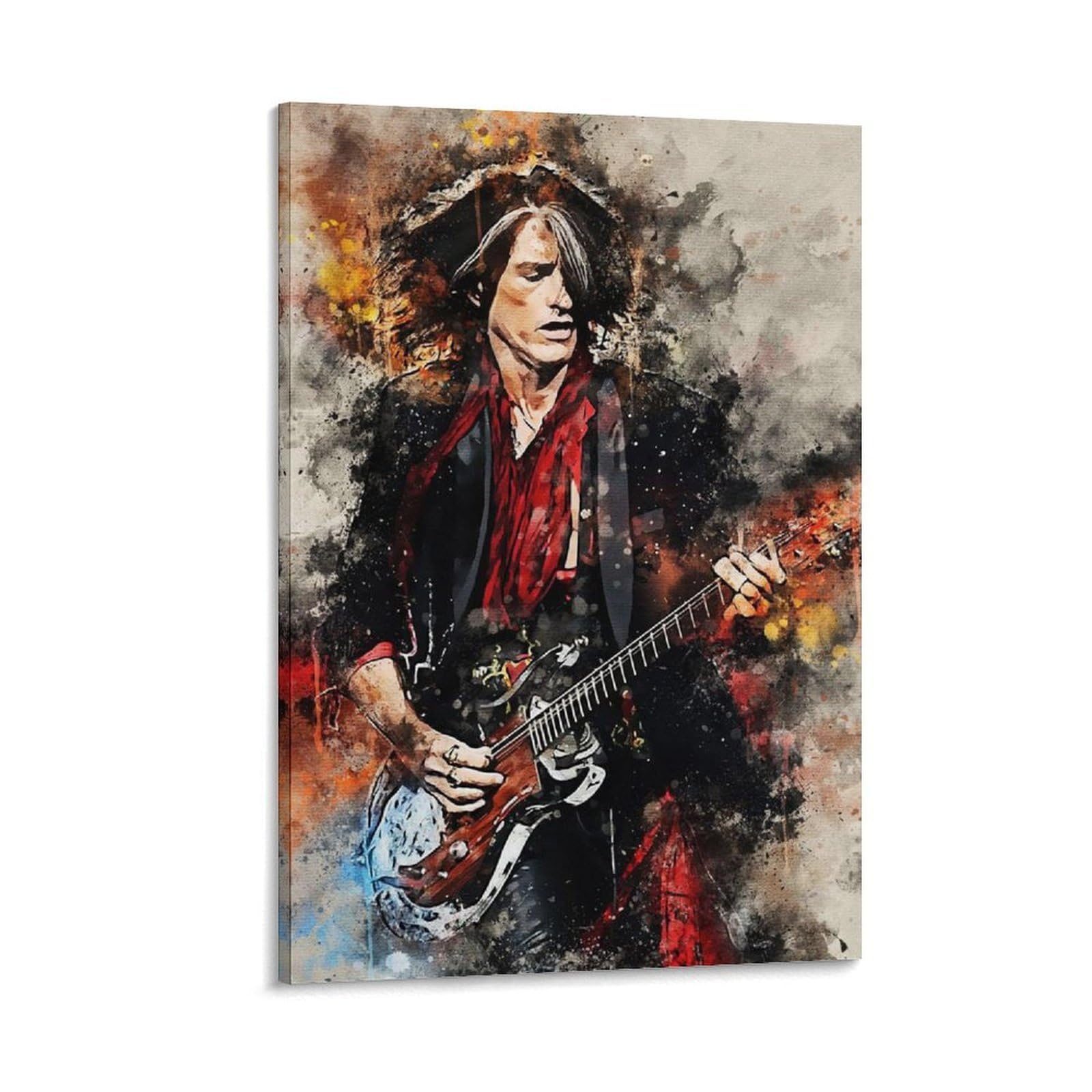 FCOIN Joe Perry Canvas Poster Picture Print Canvas Poster Wall Paint Art Posters Decor Modern Home Artworks 16x24inch(40x60cm)