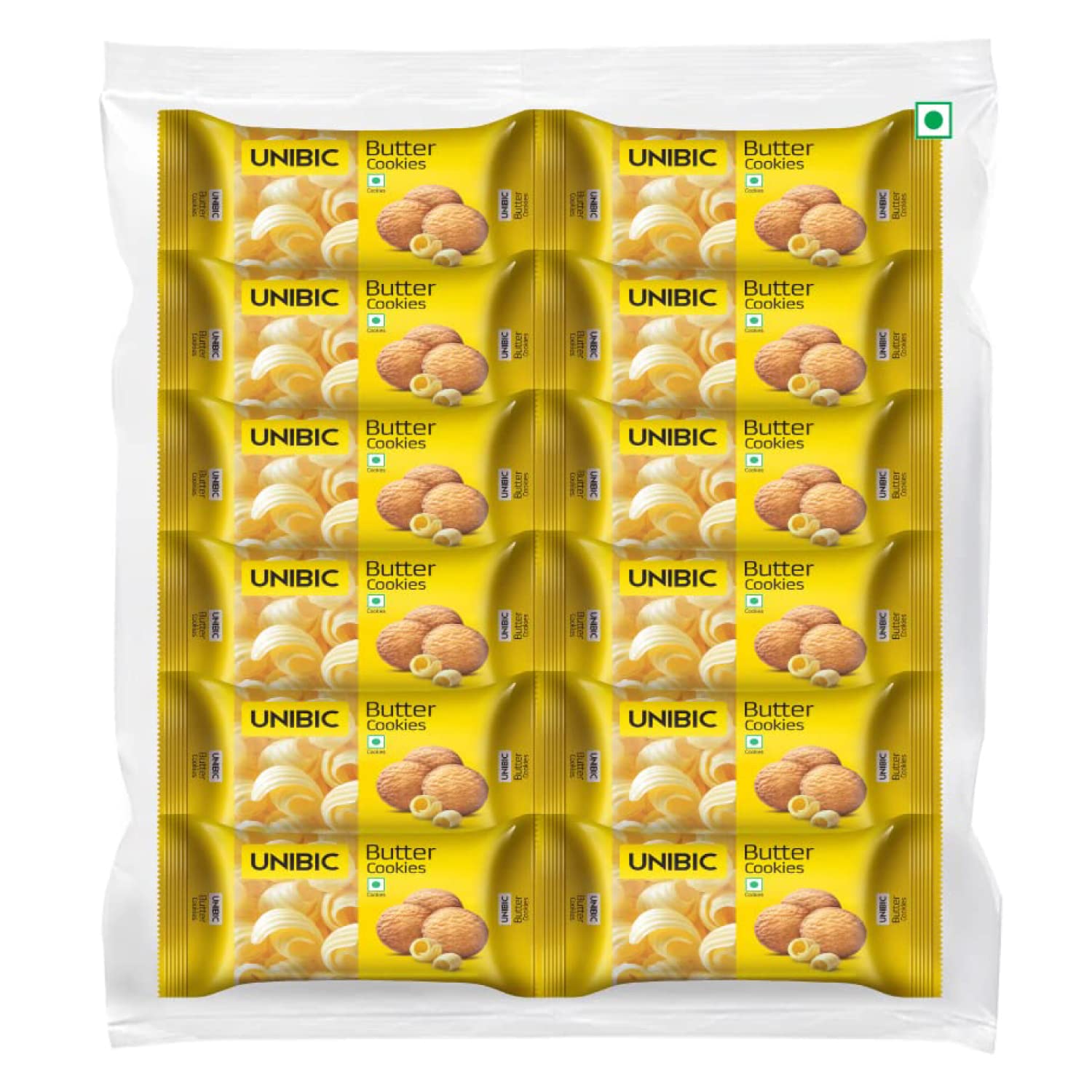 Unibic Butter Cookies Tiffin Pack | Ideal Pack To Carry In School And Workplace| Butter Cookies | Pk Of 12, 900Gm.
