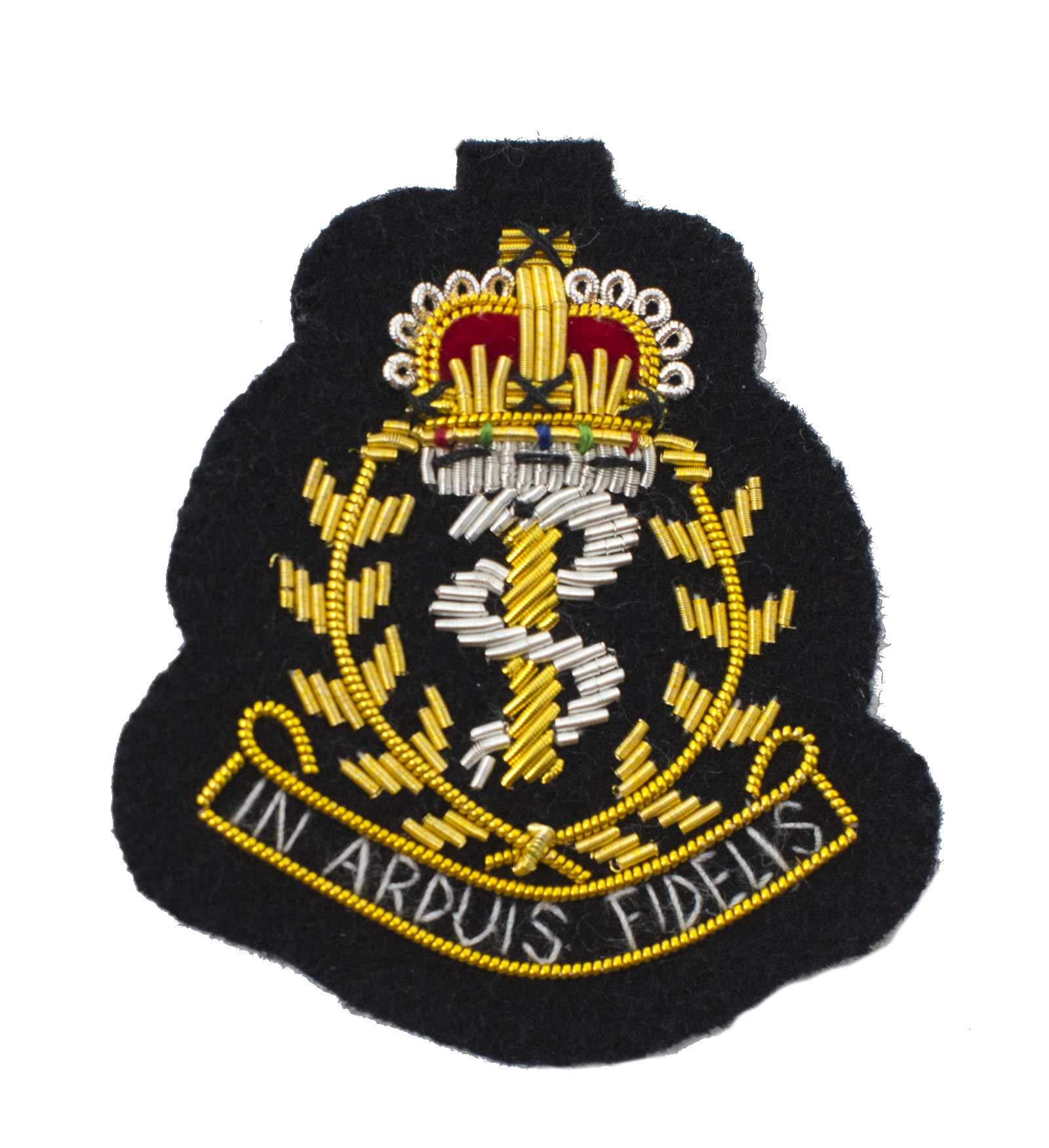 Uniform Store London RAMC Officers Beret Cap Badges. Army, Bullion Wire on Black
