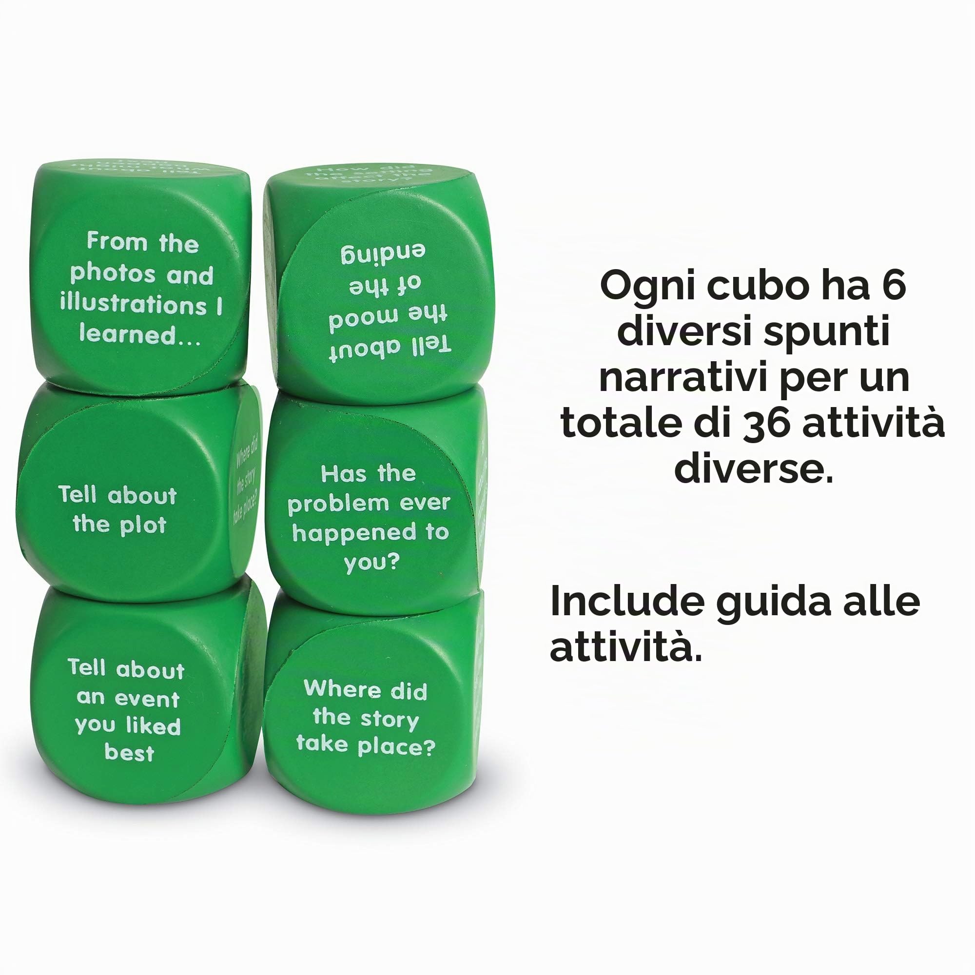 Learning Resources Dadi per riformulare una storia