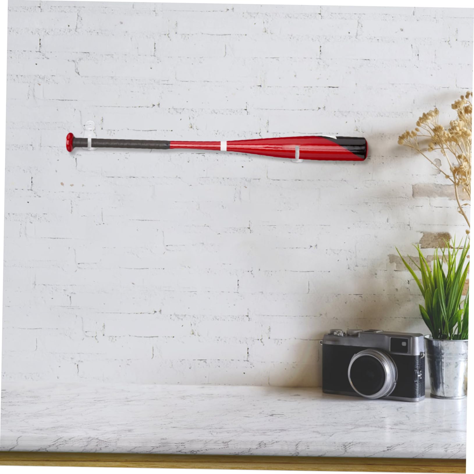 POPETPOP Acrylic Baseball Bat Holder Display -mounted Bat Stand for Sports Baseball Storage Rack for Home