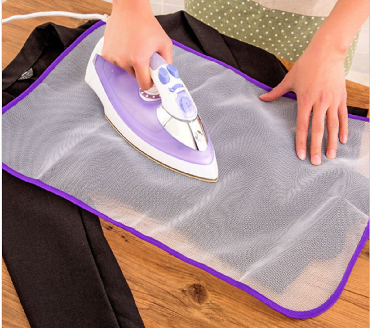 MosQuick® Ironing Mat for Iron Board with Colour Guard for Clothes,Heat Resistant Sheet Perfect Iron Protection Sheet for Ironing Iron mat for Ironing Clothes Iron Covers for Ironing 60x40x4 cm-image-34