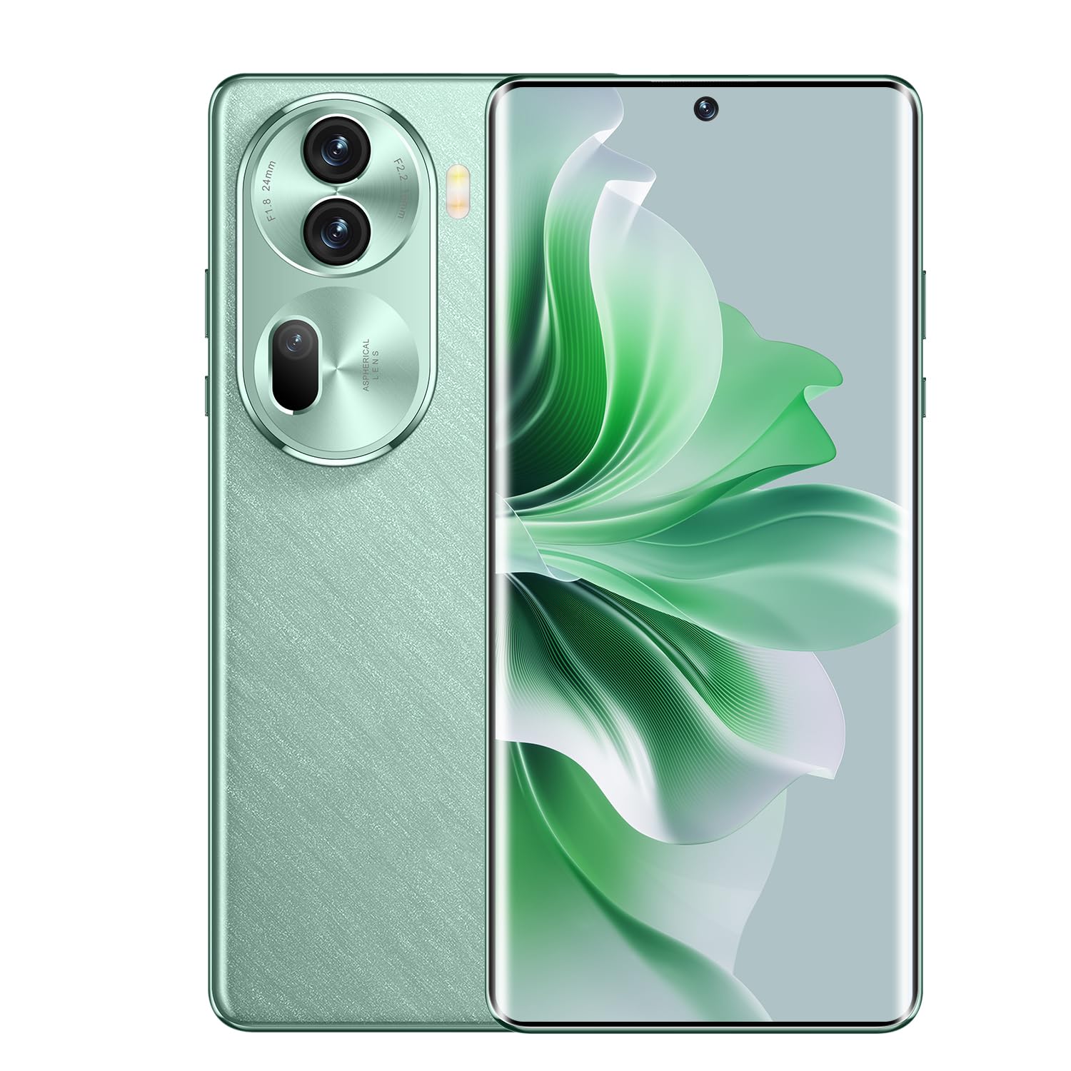 XUANMEIKEReno 11 Pro Unlocked Phone 6.7-inch HD LCD Unlocked Android Phone 8GB+256GB Android 13 Smartphone 6000 mAh Large Battery Unlocked Phone 50MP+13MP Camera Dual SIM (Jade Green)