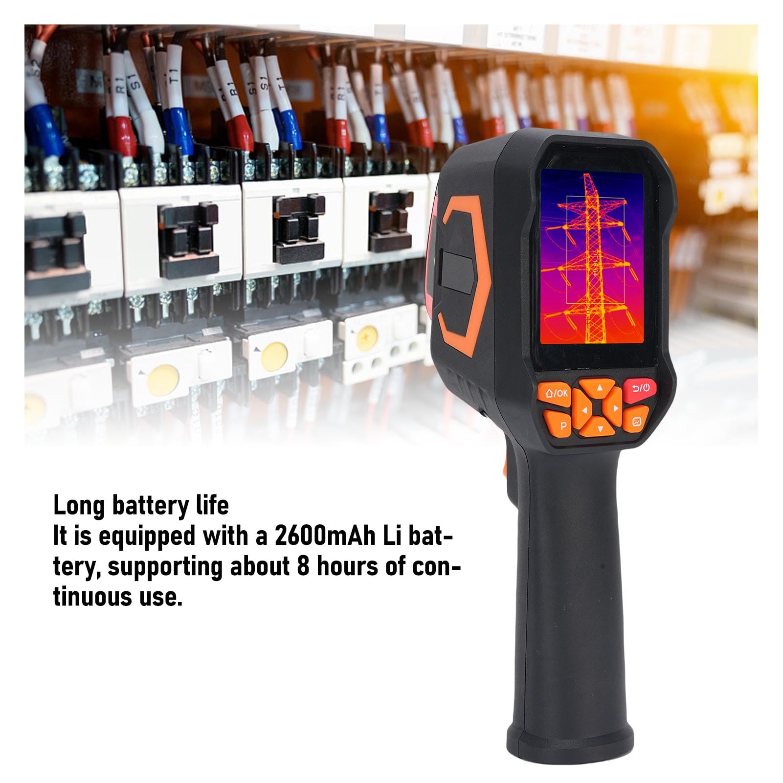 Sxhlseller 180x240 IR Auflösung Wärme Imagerkamera, -20℃ to 550℃ Hohe Genauigkeit, Handheld Infrarotkamera mit 4 GB Speicher und 8H -Batterie Für Fotovideo, Industrielle Elektrische
