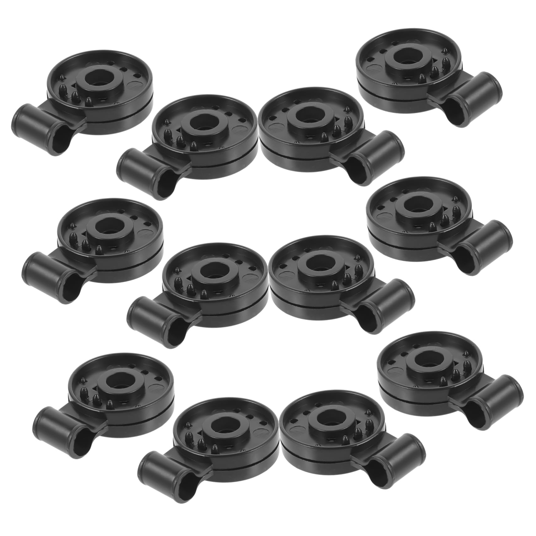 Mikikit 20pcs Garden Plastic Buckle Clips for Greenhouse Shade Cloth Durable Material Gardening Accessories Easy to Install Mesh Clips for Plant Support and Securing Netting