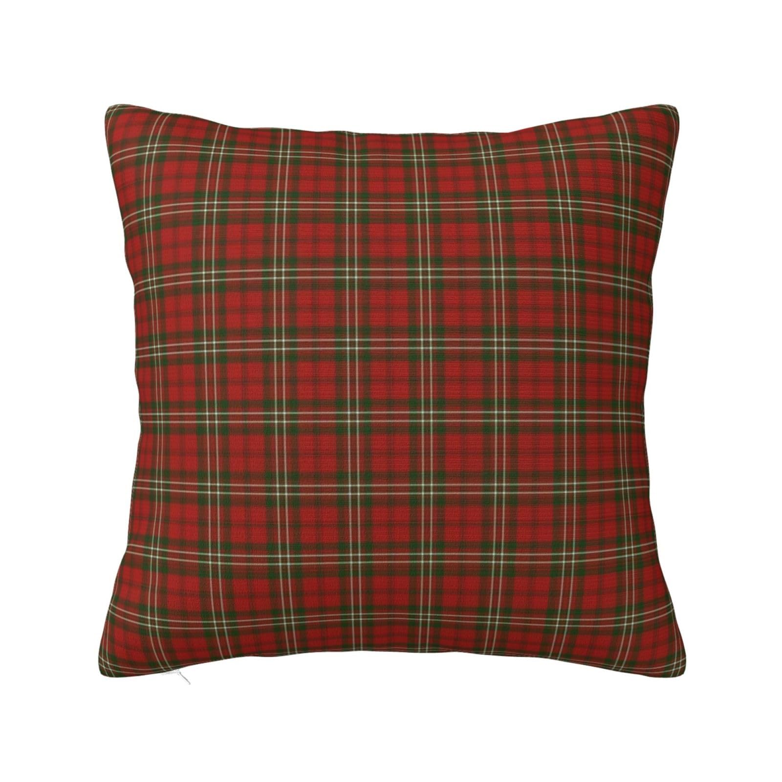 Scott Clan Family Tartan Pillowcase 18"x18"