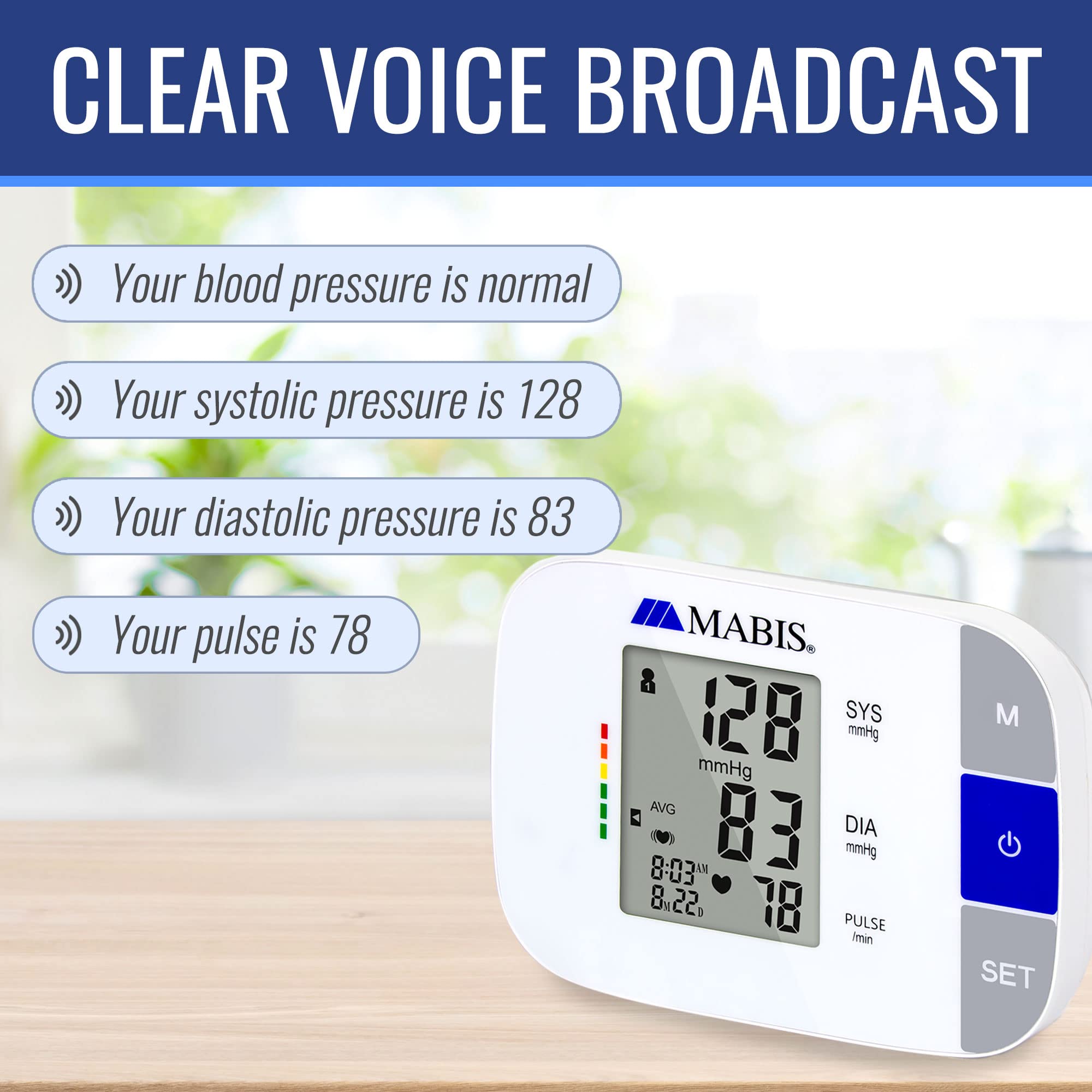 MABIS Digital Wrist Blood Pressure Monitor - Banner Therapy