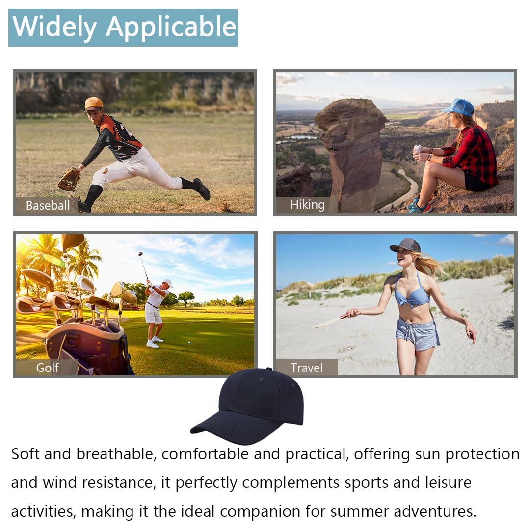Gorra de béisbol para Hombre Unisex Clásico Algodón Gorra el Sol Moda Gorra Running Hombre Mujer Ajustable Sombrero Verano Gorra Beisbol — view 6