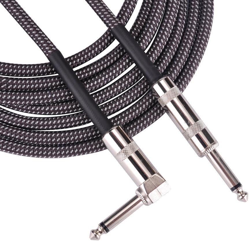 One-Day Sale: Up to 60% Off AvimaBasics Premium 15 Foot Guitar Instrument Cable - Right Angle 1/4-Inch TS to Straight 1/4-Inch TS 15 FT Tweed Cloth Jacket - 15 Feet Pro Cord 15' Phono 6.3mm - Single (Black) Up To 40% OFF AvimaBasics Premium 15 Foot Guitar Instrument Cable - Right Angle 1/4-Inch TS to Straight 1/4-Inch TS 15 FT Tweed Cloth Jacket - 15 Feet Pro Cord 15' Phono 6.3mm - Single (Black)
