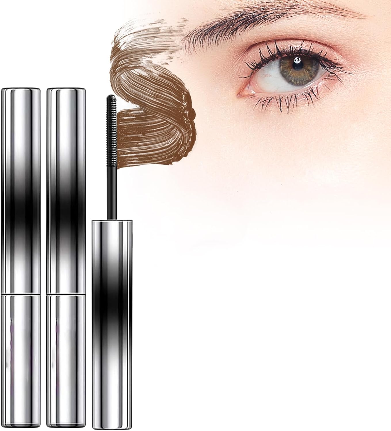 JudyDoll Mascara, Kaloufan 2PCS Judydoll 3D Curling Iron Mascara