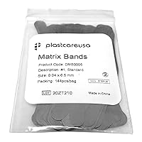 Vista 3 de 144 bandas de matriz dental, número 1 .0015 pulgadas 0.002 in tipo regular tofflemire