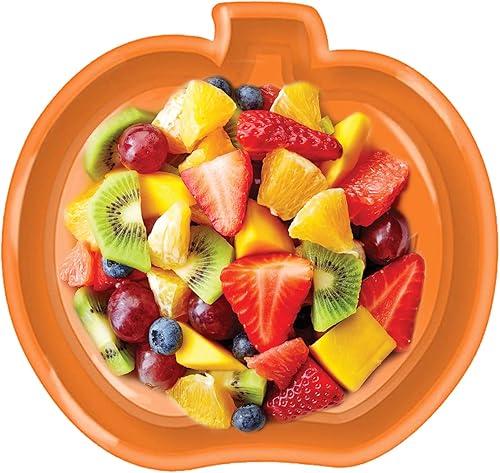 Miniatura 9 de Cuenco para dulces de Halloween, bandeja de aperitivos de calabaza, plato decorativo de Halloween para interiores y exteriores, decoración de