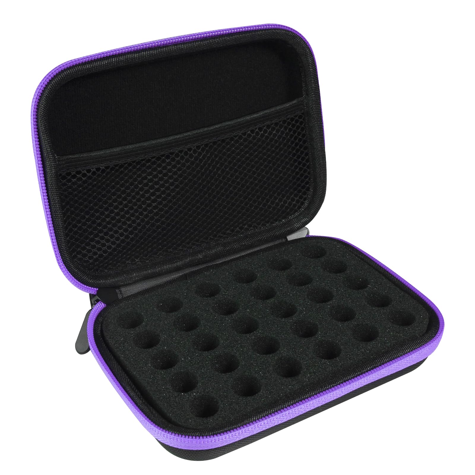 ZORETCO Essential Oil Storage Holder Organizer Carrying Case, Essential Oils Box Holds 30 Bottles 1ml- 3ml Bottle Travel Storage Organizer Bag for