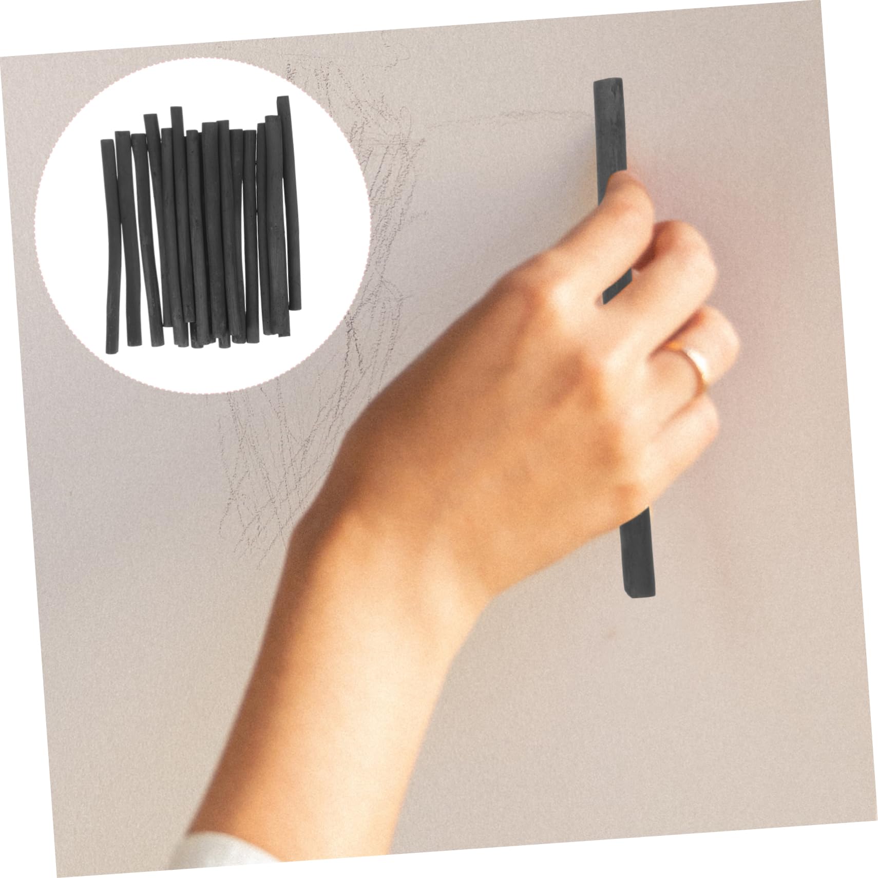 Artibetter 3 Sätze Bastlerkohle Komprimiert Hobbystifte Kohlestifte Zum Malen Kunst Mischen Professionelle Kohlestäbe Bleistift Schattierkohle Weidenholzkohle Black Kohlenstoff 20 Stück * 3