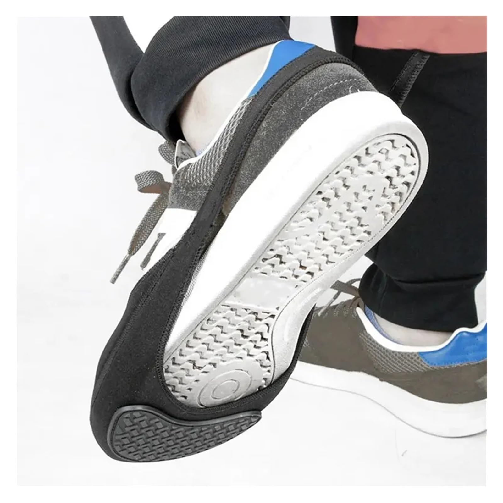 Lot de 4 protections de chaussures de moto - Antidérapantes, imperméables et résistantes aux taches