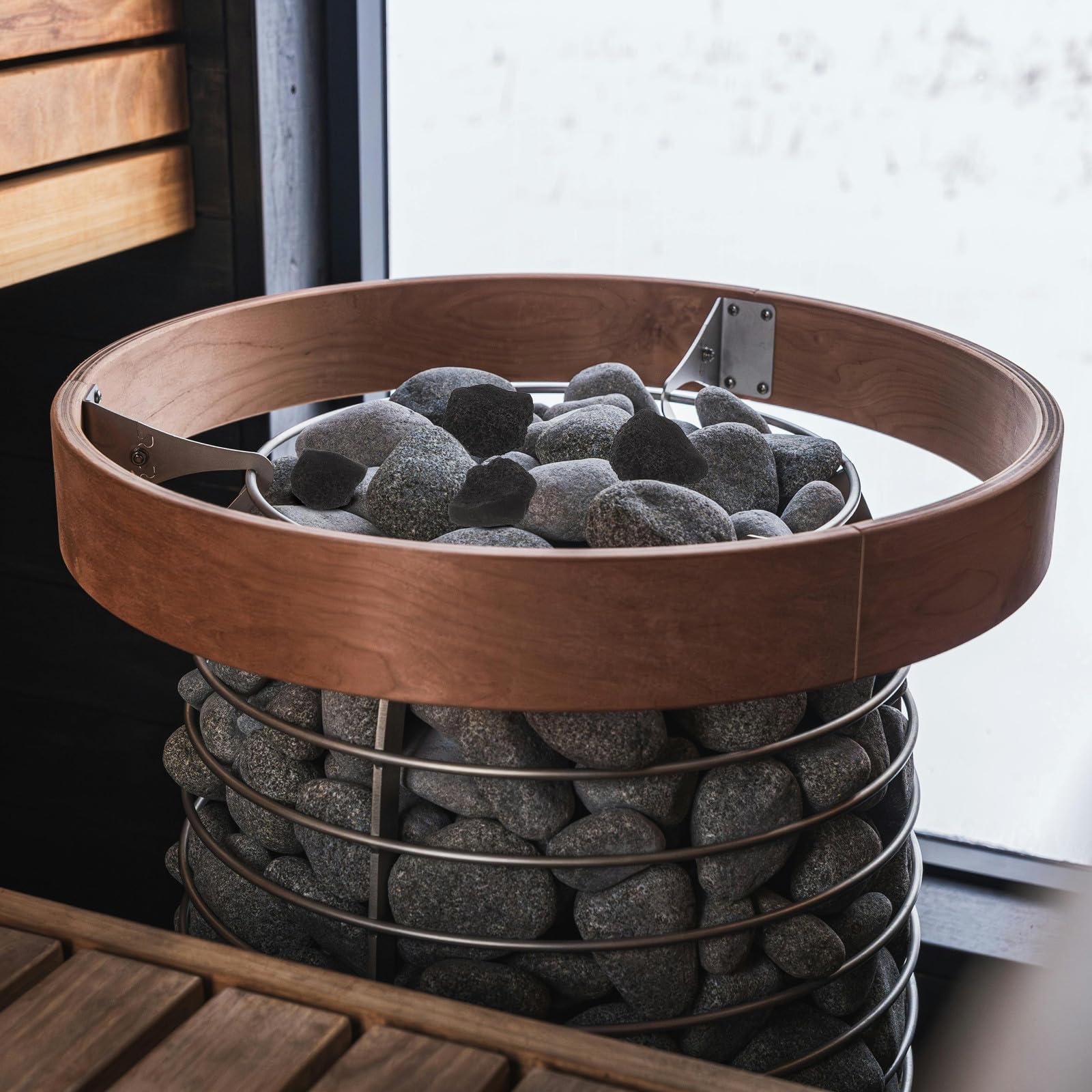 Toyvian Piedras Volcánicas para Sauna de Vapor 1kg Rápida Transferencia de Calor y Retención Térmica para Mantenimiento de Sauna Profesional
