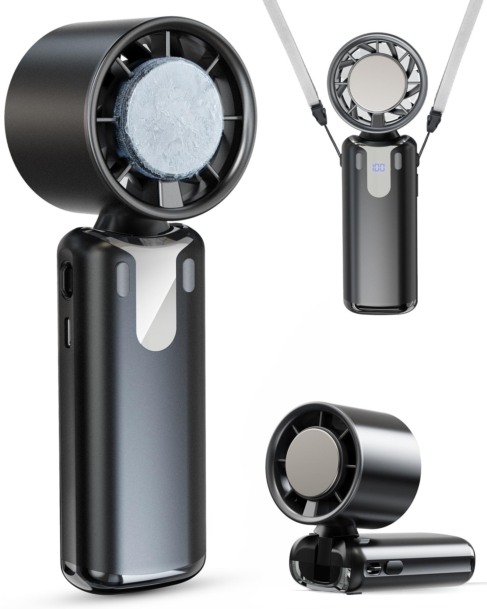 Ventilateur portable refroidisseur de glace pour calmer la chaleur d'été