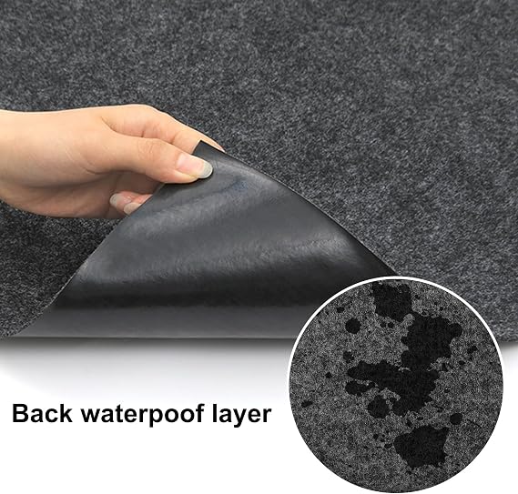 Refrigerator Floor Mat, Absorbent/Waterproof, Protects Floor, Non-Slip Backing, Multifunctional Home Appliance Mat (36 x 36 inch)