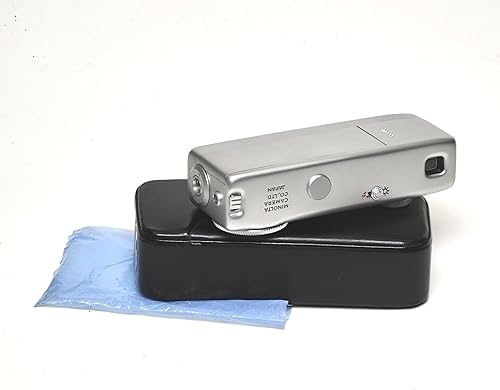 Miniatura 3 de Minolta Cámara espía 16-MG con estuche de cuero - Coleccionable reacondicionado