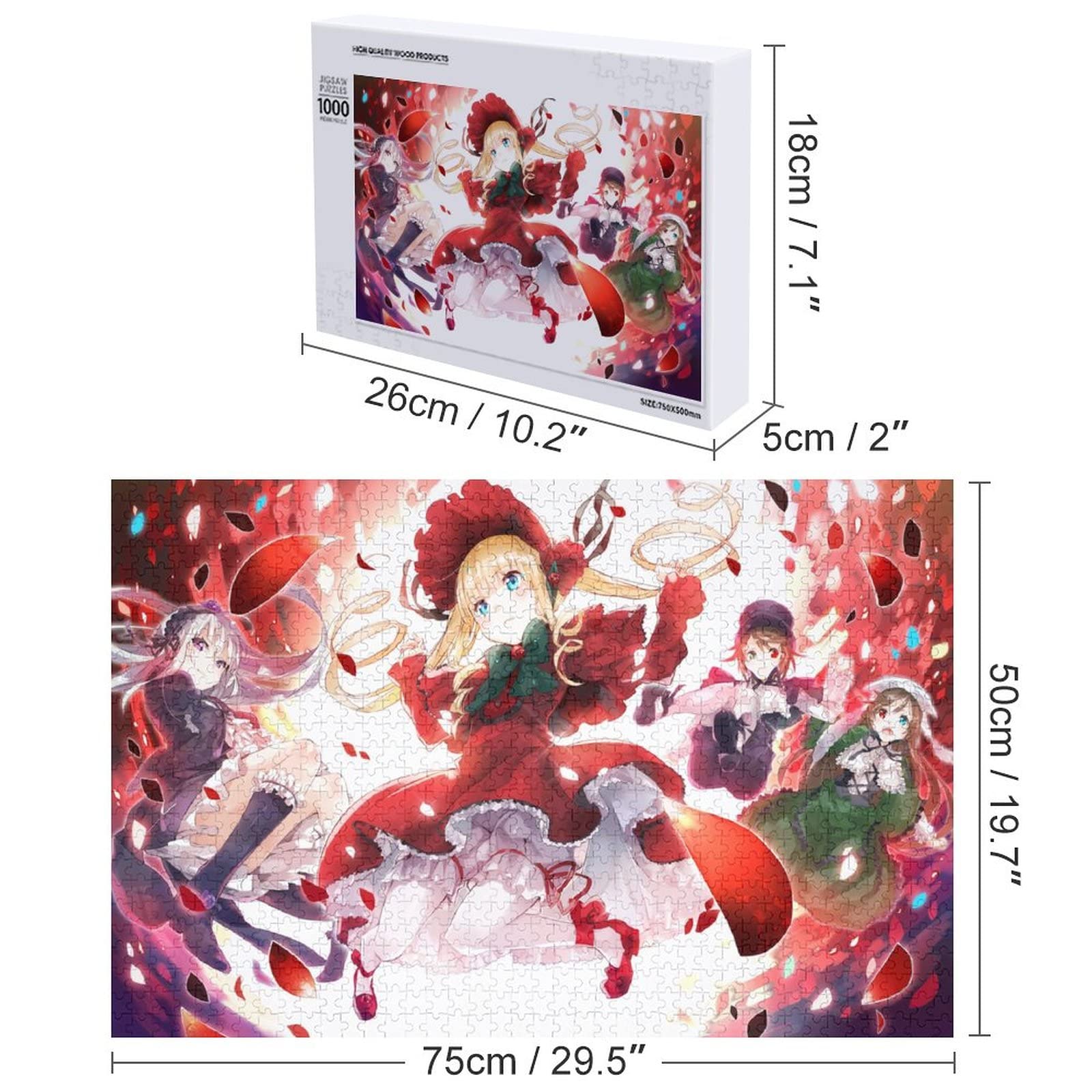 ローゼンメイデン　画集記念懸賞　ジグソーパズル Amazon.co.jp: ジグソーパズル 萌え アニメ柄 ローゼンメイデン ロリ