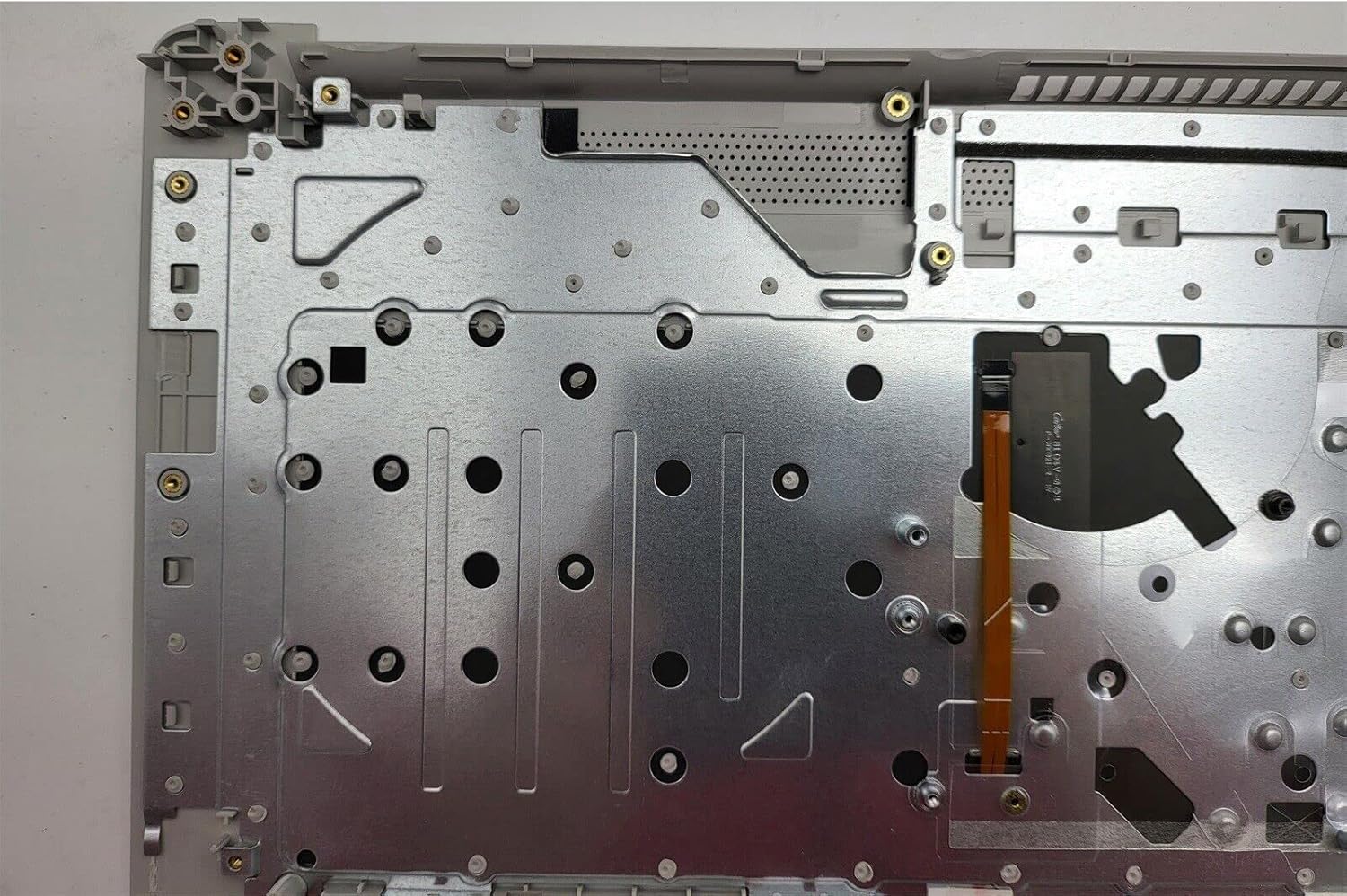 Replacement Laptop Upper Case Palmrest Backlit ODD Keyboard Touchpad Assembly Part for HP HP 17 by 17 CA L92787-001 Silver