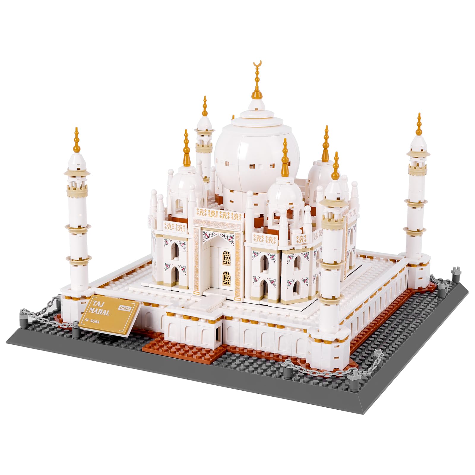 Hallisun Taj Mahal Building Blocks Kit, World Famous History