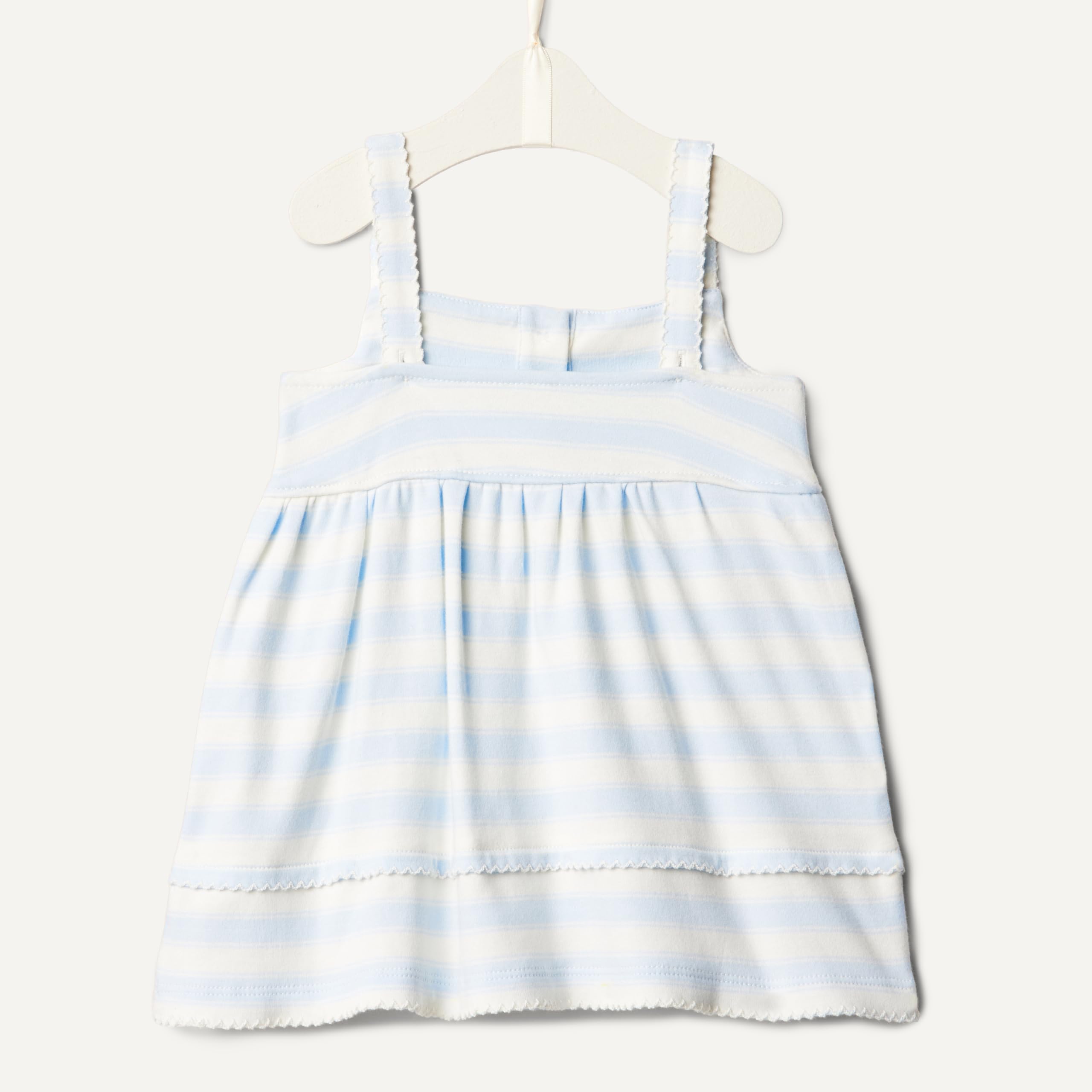Amazon Essentials x Sofia Grainge Baby und Mädchen Lässiges Baumwollkleid im A-Linien-Schnitt