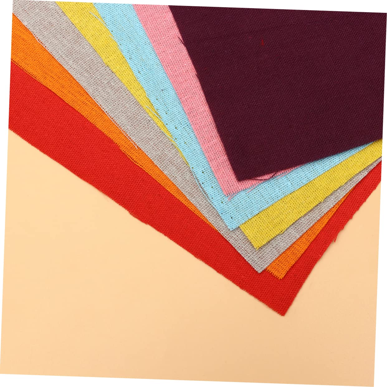 Tessuti Handmade Patchwork in Lino e Cotone 14 Pezzi 50x50 Cm