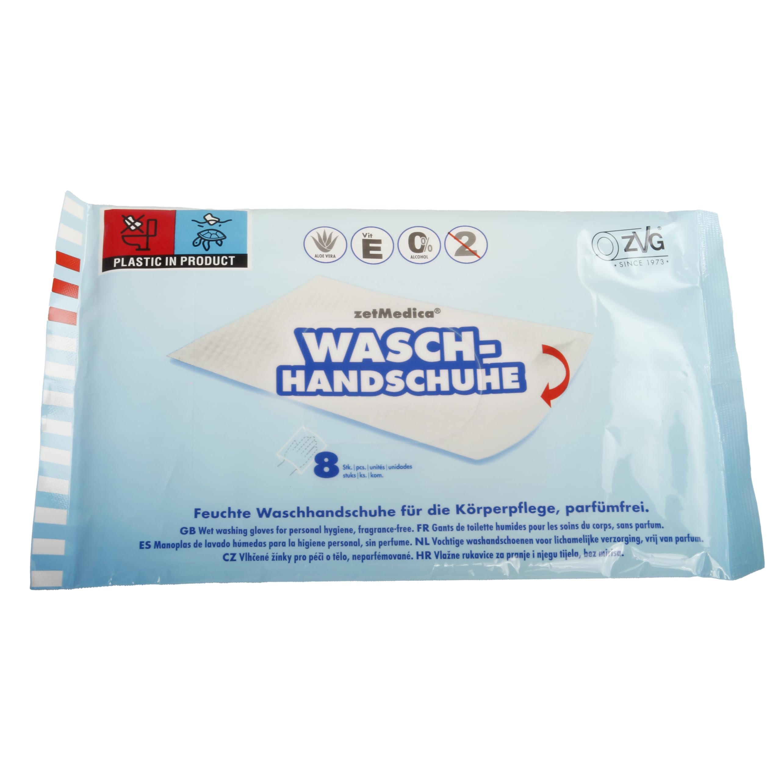 192x Wilgotne Rękawice do Mycia, Bezzapachowe Myjki Jednorazowe