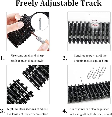 Miniatura 5 de Kit de chasis de coche de tanque de robot inteligente de absorción de impactos profesional para ArduinoRaspberry PieMicobit, vehículo de absorción