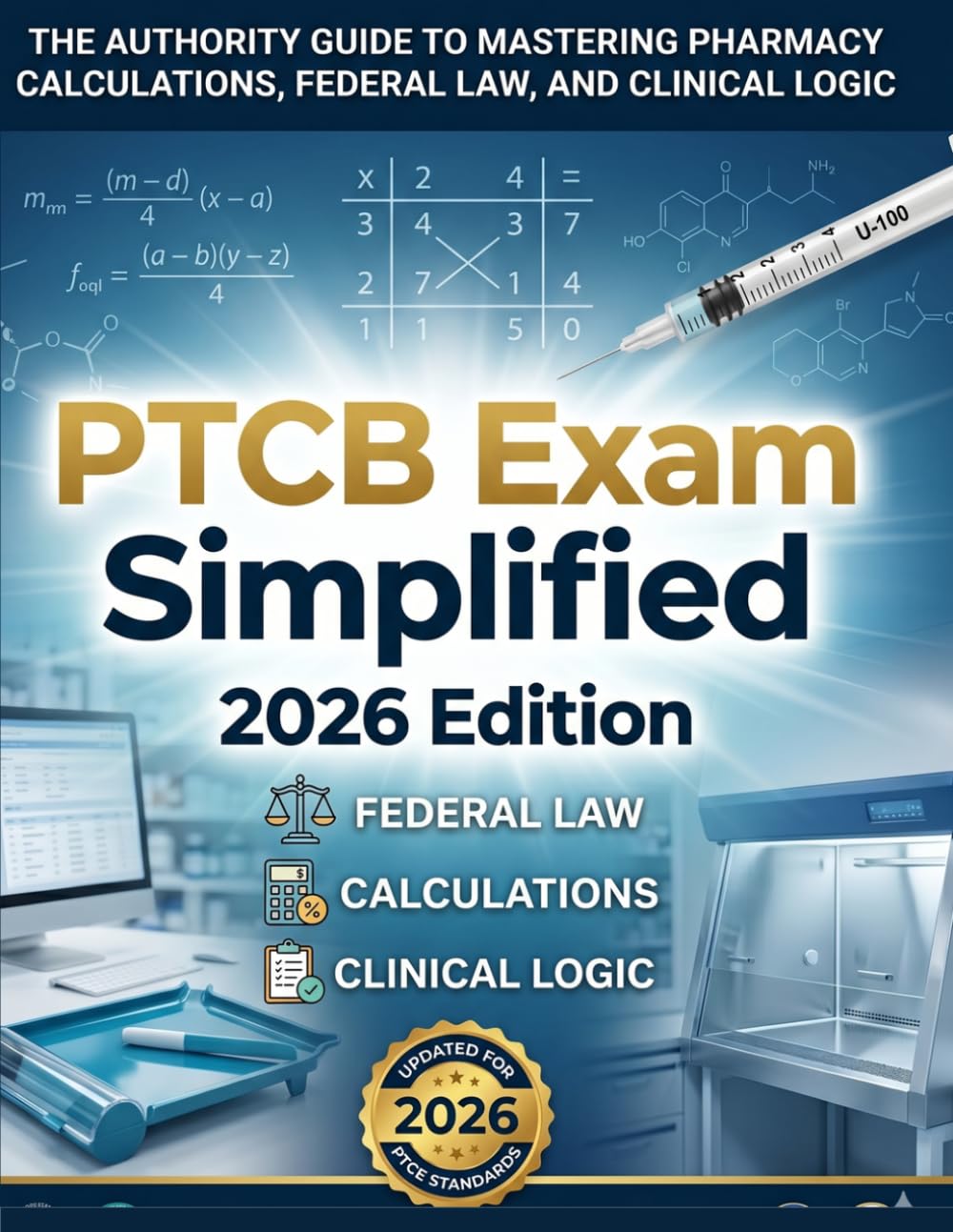 PTCB Exam Simplified: 2026 Edition: The Authority Guide to Mastering Pharmacy Calculations, Federal Law, and Clinical Logic