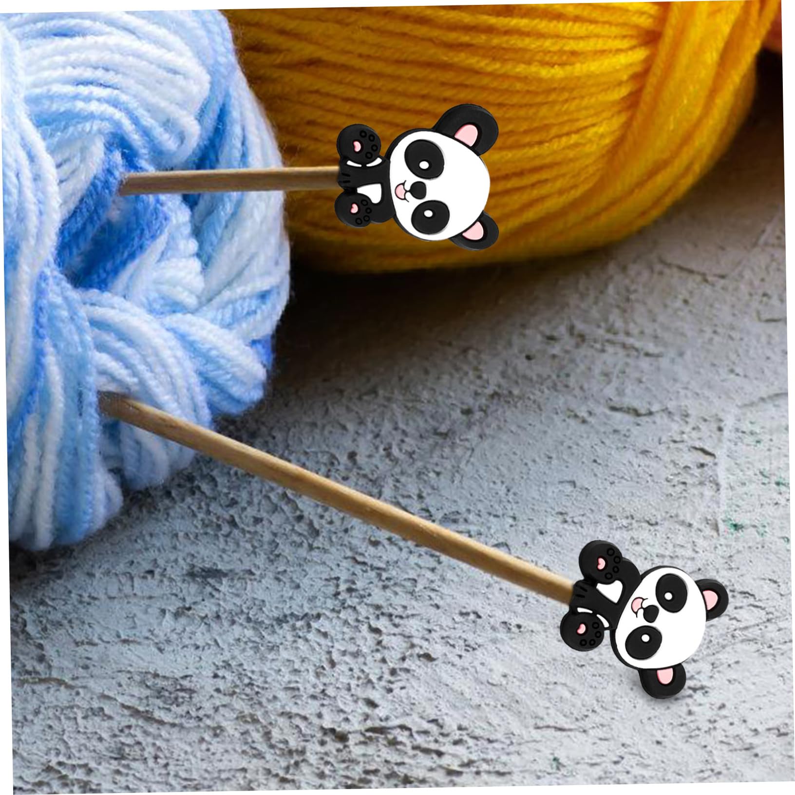 STOBOK 4 Juegos De Tapones De Goma Para Agujas De Tejer Tapones De Seguridad Suaves Y Flexibles Para Proyectos De Crochet Para Uso Doméstico O En Tiendas 10 Unidades X 4