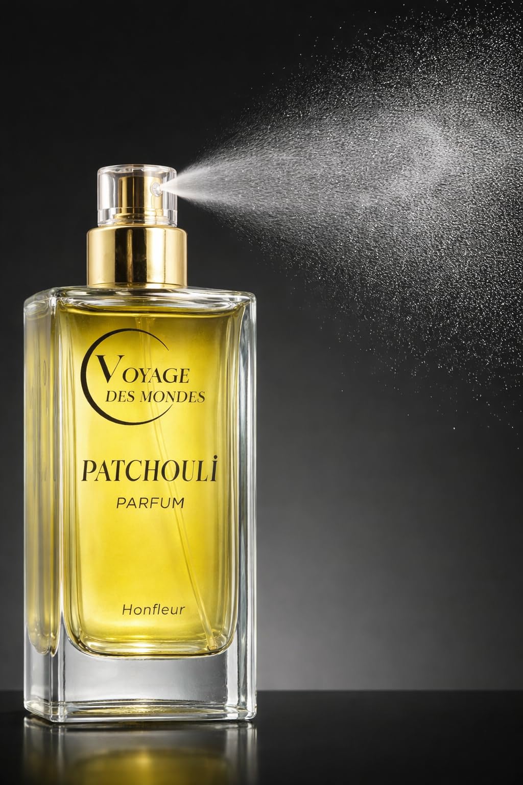 Extrait de parfum - 100 ml Parfum longue tenue Patchouli pour femme (Fabriqué en France) (Extrait de parfum) (Extrait de Patchouli)