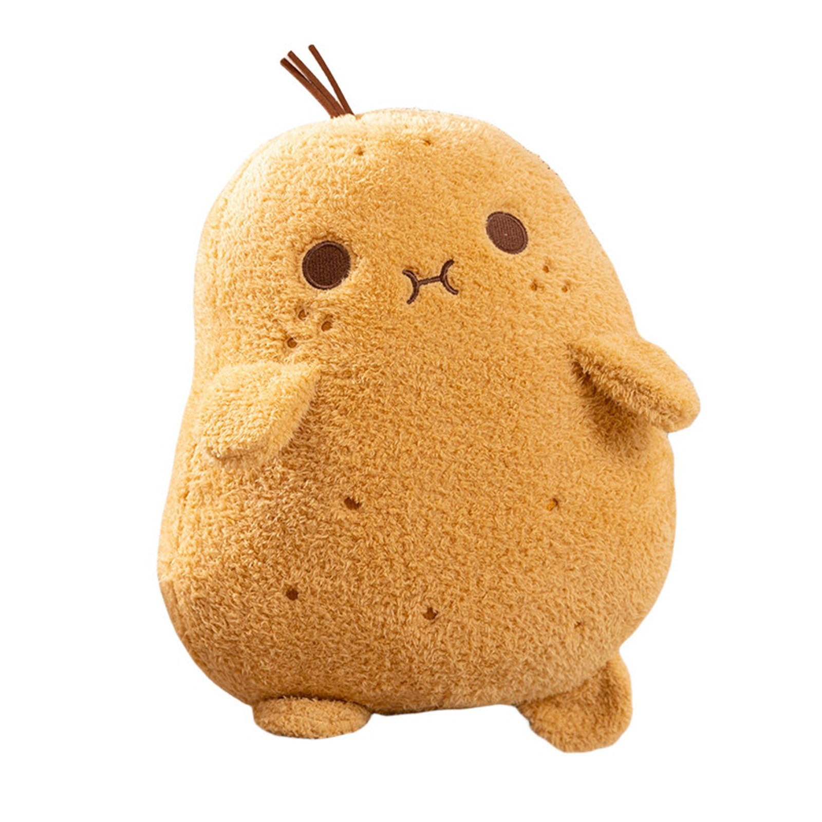 Kartoffel (Potato) Plüschtier, kuscheliges Sofa- und Bettkissen mit niedlichem Cartoon-Design, weiches Stofftier aus hochwertigem Plüsch, Kinder und Erwachsene (53cm)