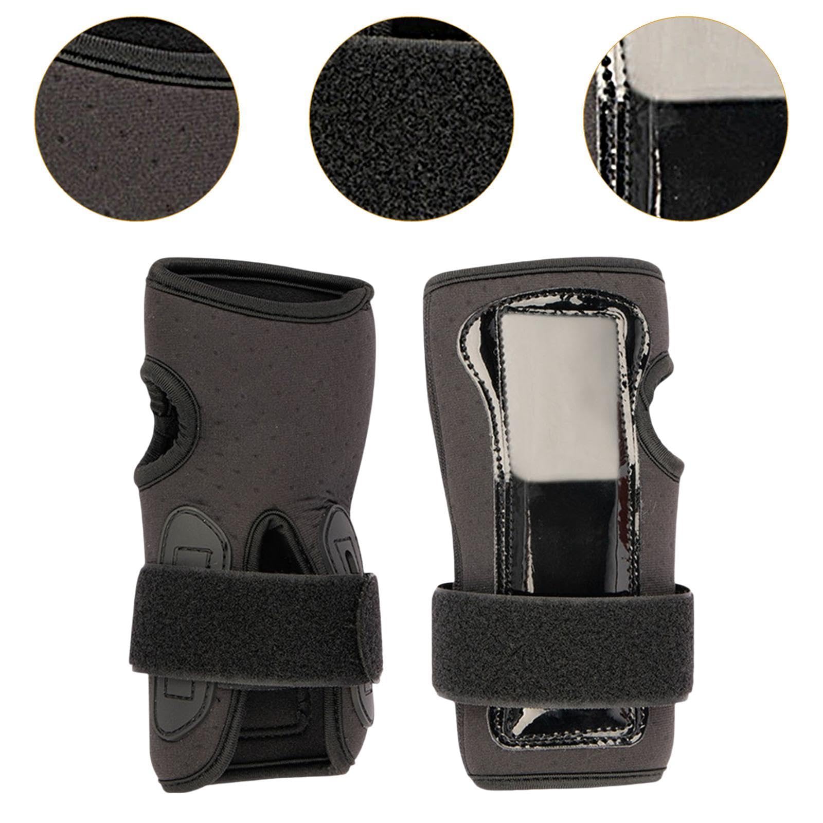 Protezioni per I Polsi per Snowboard con Stecche, Comodo Supporto per Il Polso in Neoprene con Assorbimento degli Urti per Adulti, per attività all