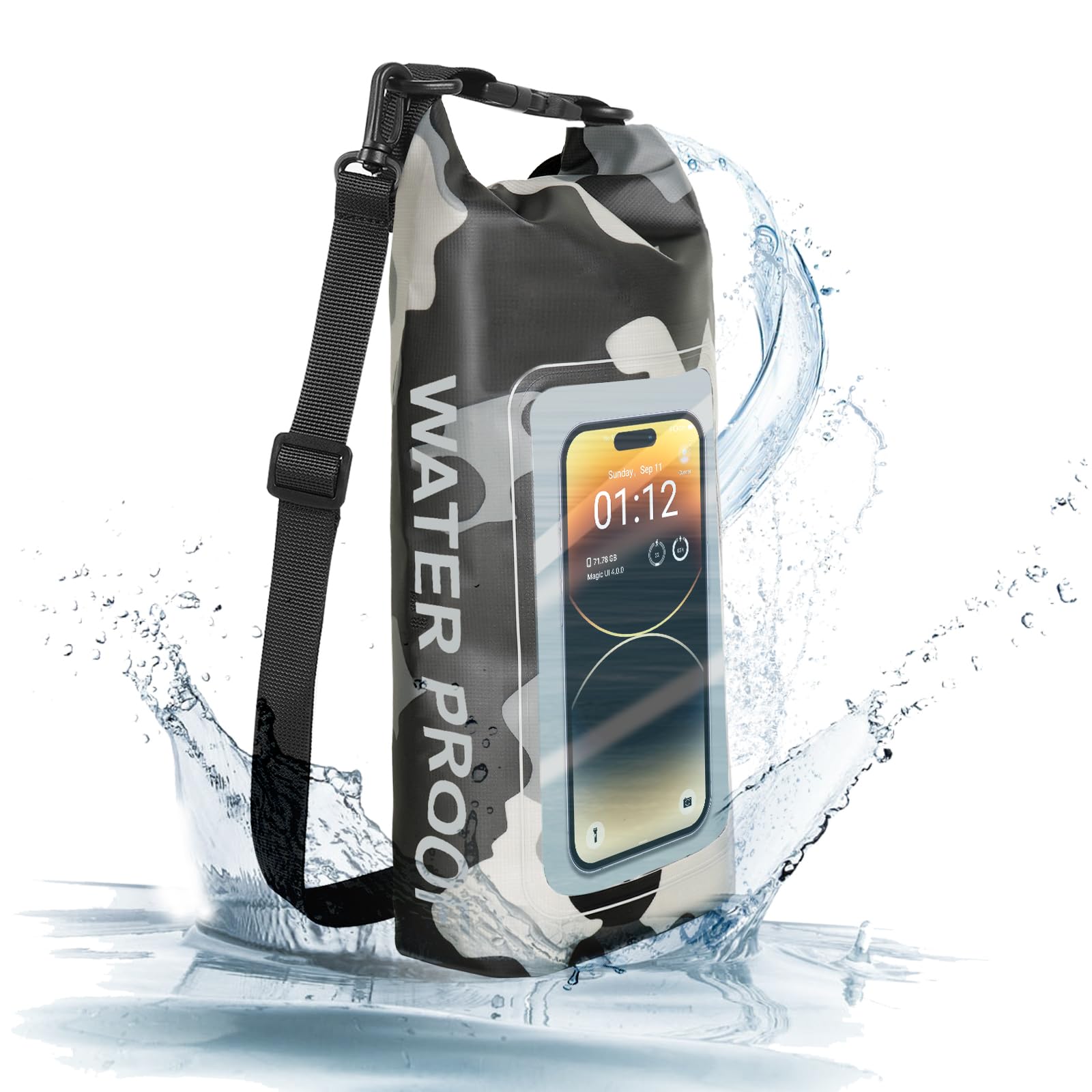 TYUTOSEG IP68 Waterproof Dry Bag 2L