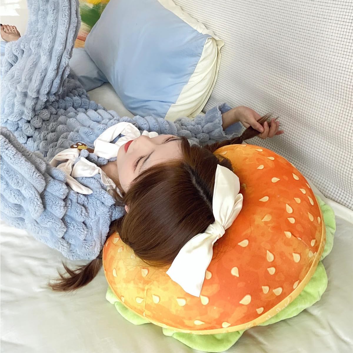 Amazon.com: MUALML Hamburger Pillow, Cheeseburger Pillow Plush
