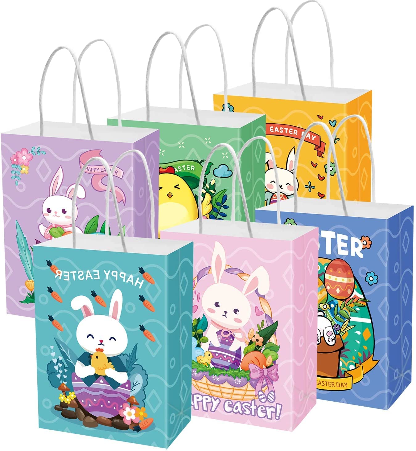 Falinpitos Sacs Cadeaux De Pâques Pour Friandises, Sacs à Friandises De