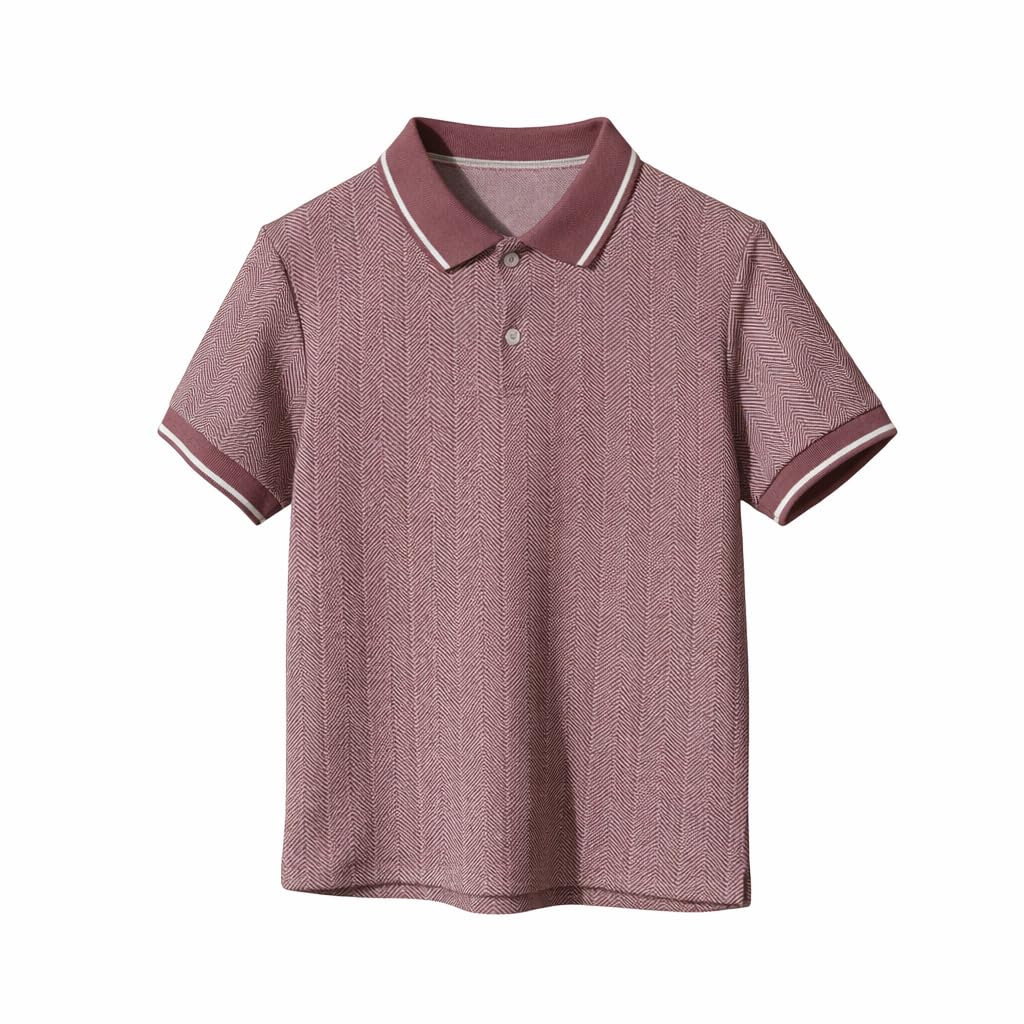 Women’s Textured Polo T-Shirt | Half Sleeve Cotton Blend Top |Casual Collar Tee | Regular Fit-M7558-picture-25