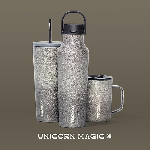 Miniatura 8 de Corkcicle Sport Canteen Mantiene las bebidas frías 25 horas Botella de agua de acero inoxidable Triple aislamiento A prueba de derrames Regalo